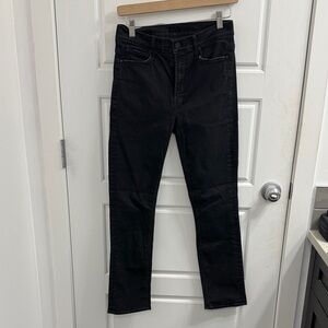 Mother Jeans Mid Rise Dazzler Ankle Size 27 Black